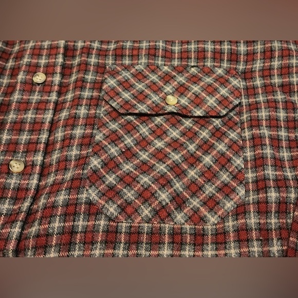 OUTDOOR EXCHANGE Button Down Plaid Long Sleeve Men's Flannel Shirt Sz.XXL EUC - Picture 5 of 7